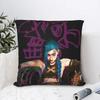 Copy Of Because You're A Jinx Throw Pillow Case Arcane League of Legends Cushion For Home Sofa Chair Decorative Hug Pillowcase