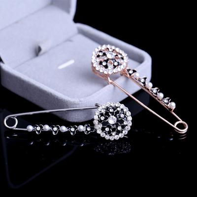 Alloy Drip Flower Pin Women'S Clothing Accessories Brooch Fashion Temperament Simple Corsage