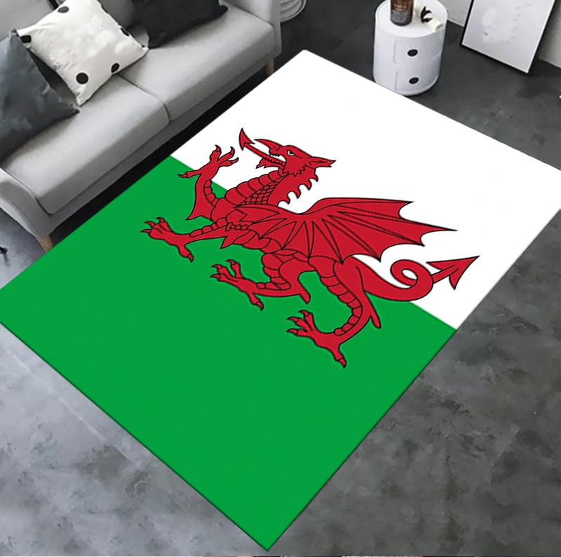 Y Ddraig Goch Carpet Rug For Living Room Bedroom Home Sofa Decorationkids Play Nonslip Floor Mat