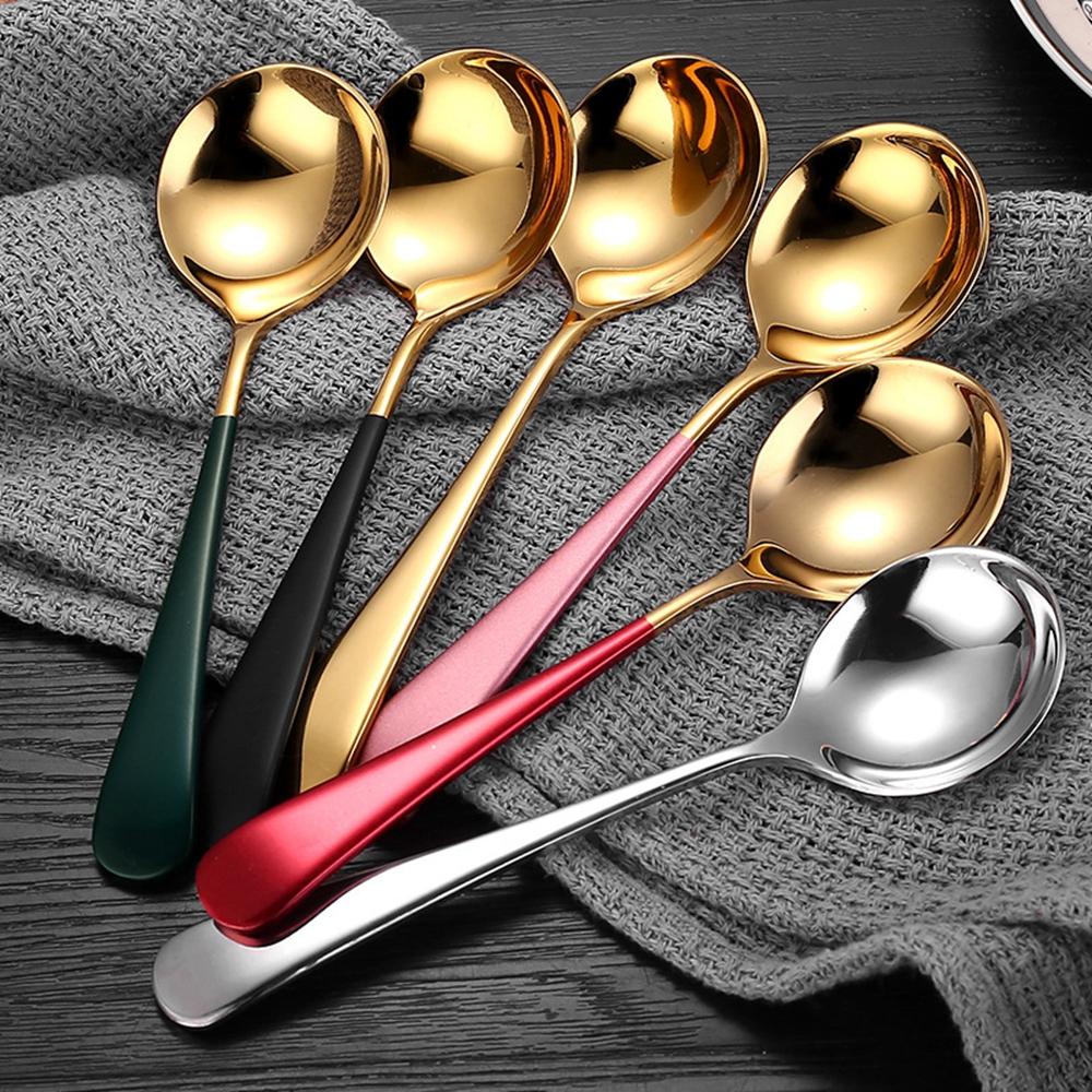 

Ice Cream Skimmer Kitchenware Kitchen Accessories Dessert Spoon Soup Spoon Cooking Tool Dinnerware