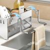 Kitchen Rack Multi-purpose Storage Rack Rag Drain Rack Household Multi-functional Scouring Cloth Steel Wire Ball Sponge Storage
