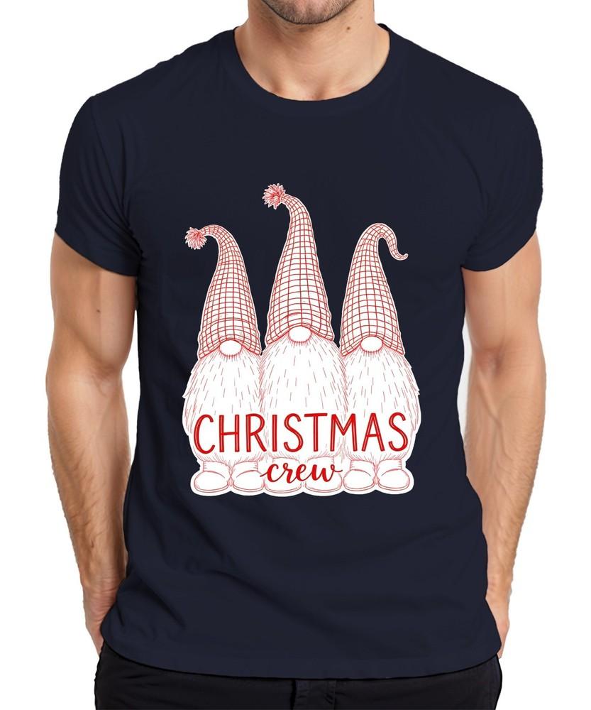 Christmas Crew Christmas Gnome Gnome Cute Scandinavian Retro Unisexs Tshirt S