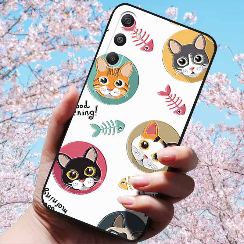 For Samsung Galaxy A16 5G 4G Cases 3D Relief Soft Silicone Cover Retro Embossed for Galaxy S24 FE Plus S 24 Phone 3D Soft Cases