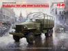 ICM ICM Армия США Грузовик Студебеккер Водитель Пластиковая Модель 35510 1/35 US-6 с советским