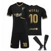 Barcelona jersey - home and away number Messi game jersey, children's sports football jersey suit men's