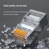 SAMZHE CAT6 Shielded RJ45 Pass-Through Ethernet Connectors