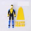 3D Tištěná kloubová akční figurka Invincible Mark Vícekloubový pohyblivý model Sběratelská hračka Pruhovaný design 13 cm