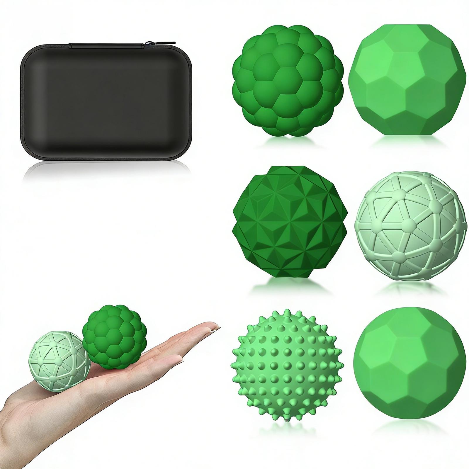 New, Unique And Special Silicone Toys, Magnetic Sensory Balls, Elastic Magnetic Suction Sensory Toys, Stress-Relieving Magnetic Balls One Size зелёный
