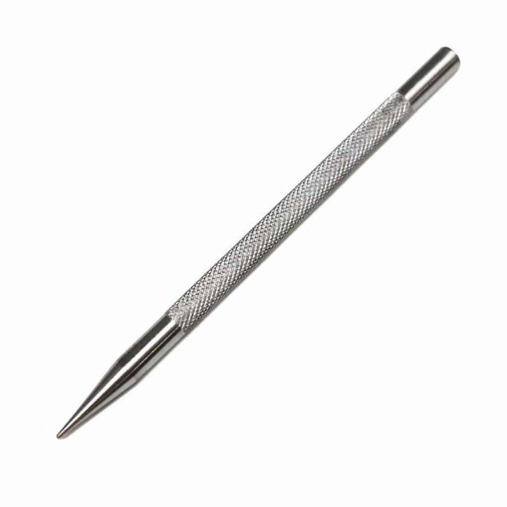 Leather Carving & Transfer Pen - Stainless Steel, Round & Pointed Head for DIY Leather Craft