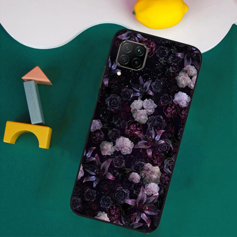 

Midnight Floral Чехол для Huawei Nova Y73 Y72 Y70 Y90 Y60 Y61 Y91 12s 12i 11i 8i 9 10 SE P40 Lite P30 P60 Pro Huawei P30 Lite