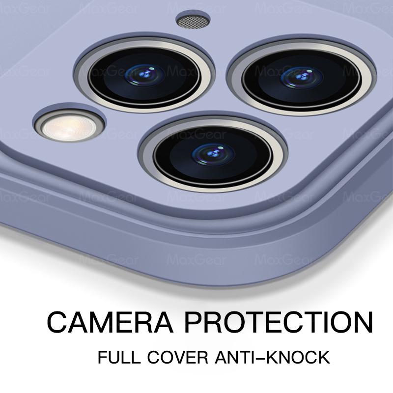 New   Square Liquid Silicone Soft Case For iPhone 11 Pro X XR XS Max 7 8 6 6s Plus SE 2  12 Mini Phone Cover