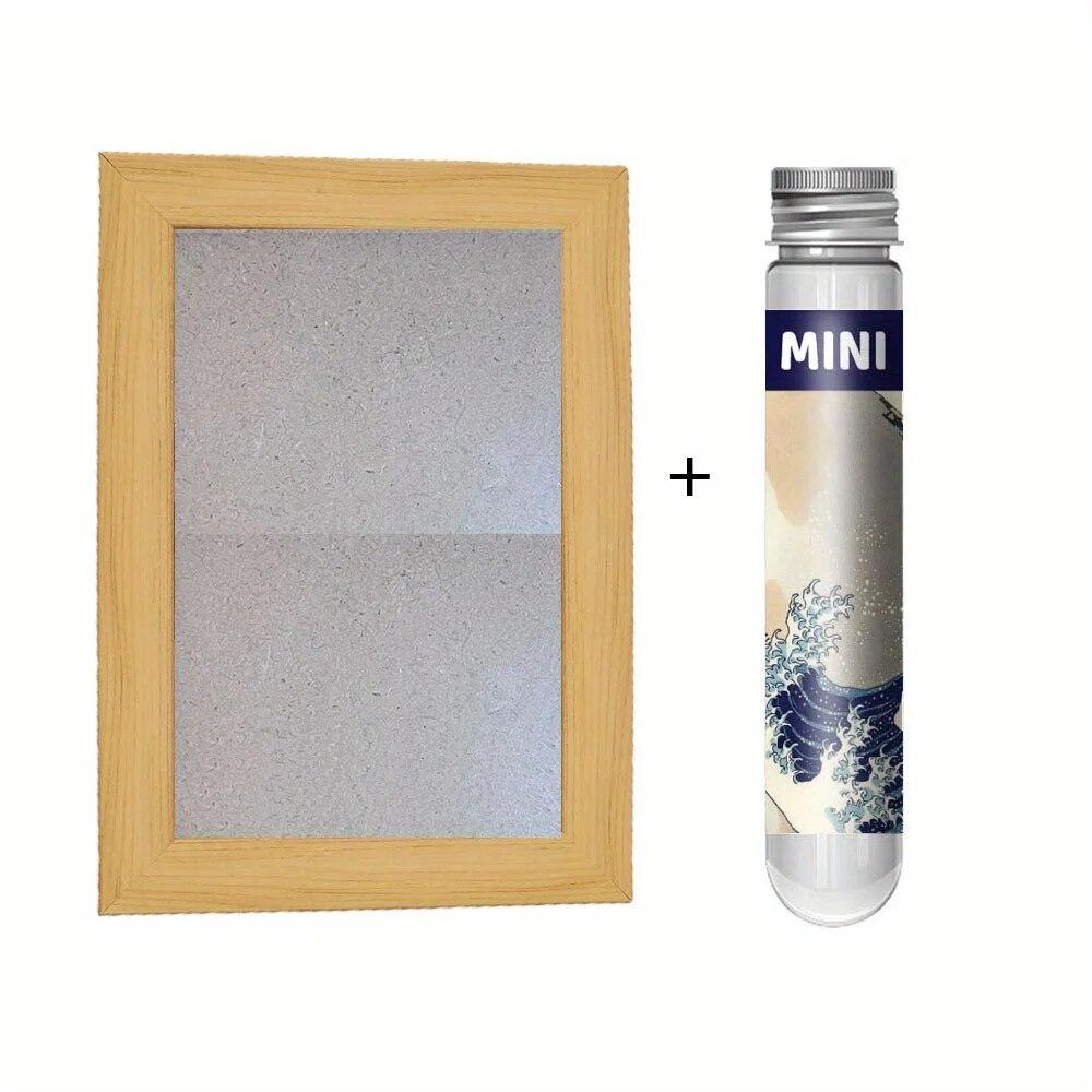 Fotorámeček The Great Wave Off Kanagawa 150 Mini Test Tube Puzzle Home Vánoční dárek Mládež Dospělý Dospělý Puzzle DIY YC-M
