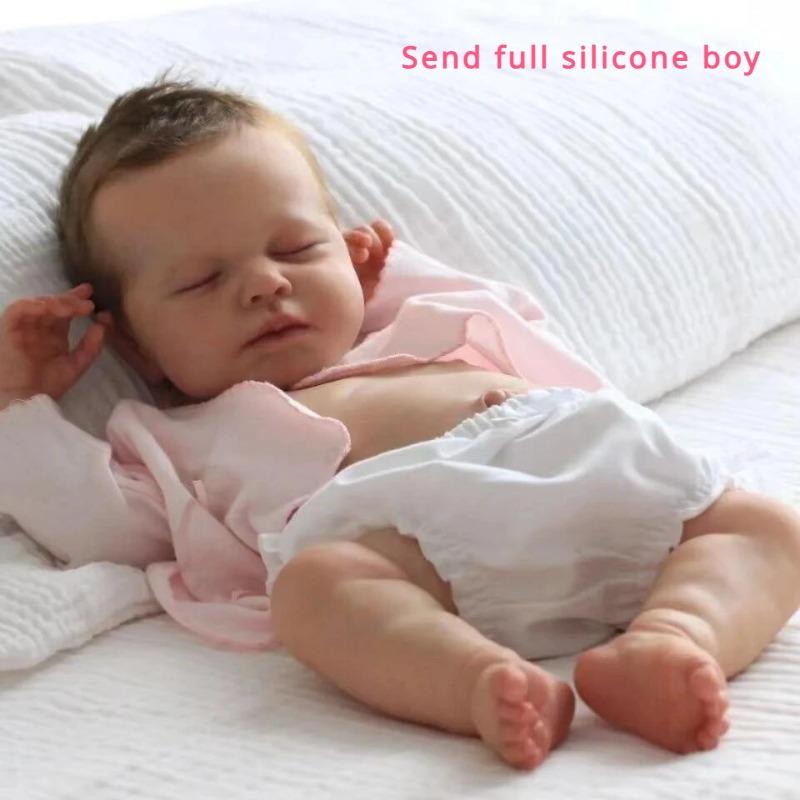 10" Lifelike Reborn Baby Doll - Full Body Vinyl Silicone, Anatomically Correct, Handmade Gift