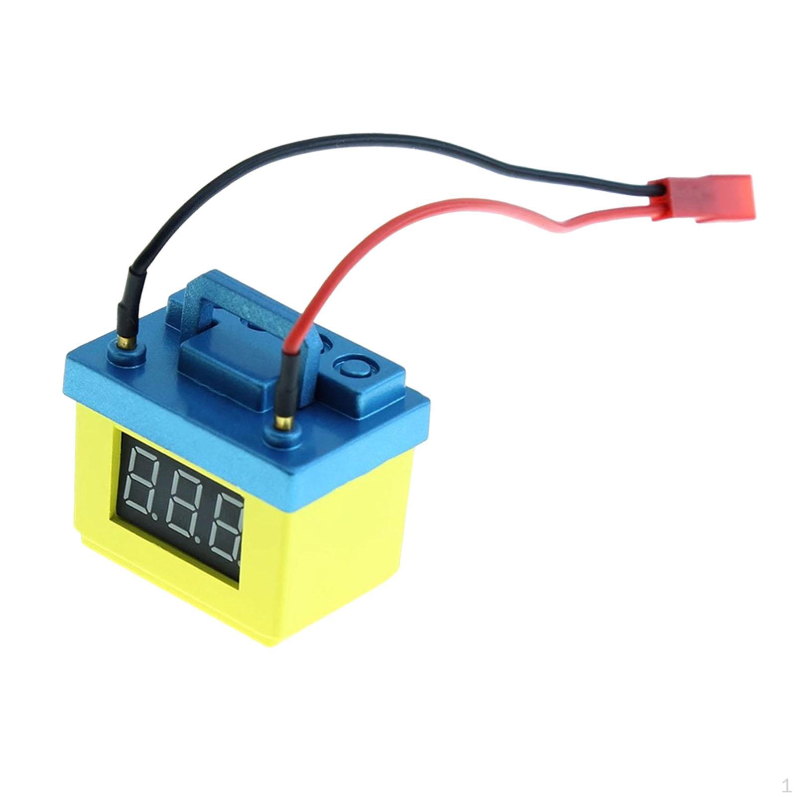 

Тестер LiPo батареї з низьким сигналом тривоги для RC, Автомобіль для 1/10 Гусеничного, Портативні Аксесуари для Оновлення