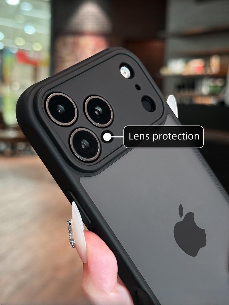 Luxe Mat Transparante Telefoonhoesje Voor iPhone 17 11 12 13 14 15 16 Pro Max Plus 17 Air Schokbestendige Bumper Cases Cover
