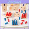 Wooden Double Sided Math Cognitive Matching Board Children Puzzle Toy Set For Early Education