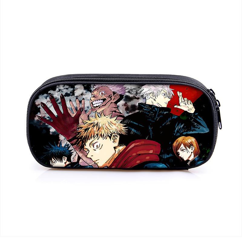 

Пенал Kaisen Jujutsu Коробка Студенты Аниме Пенал Канцелярские товары Хранение Сумка для макияжа 14