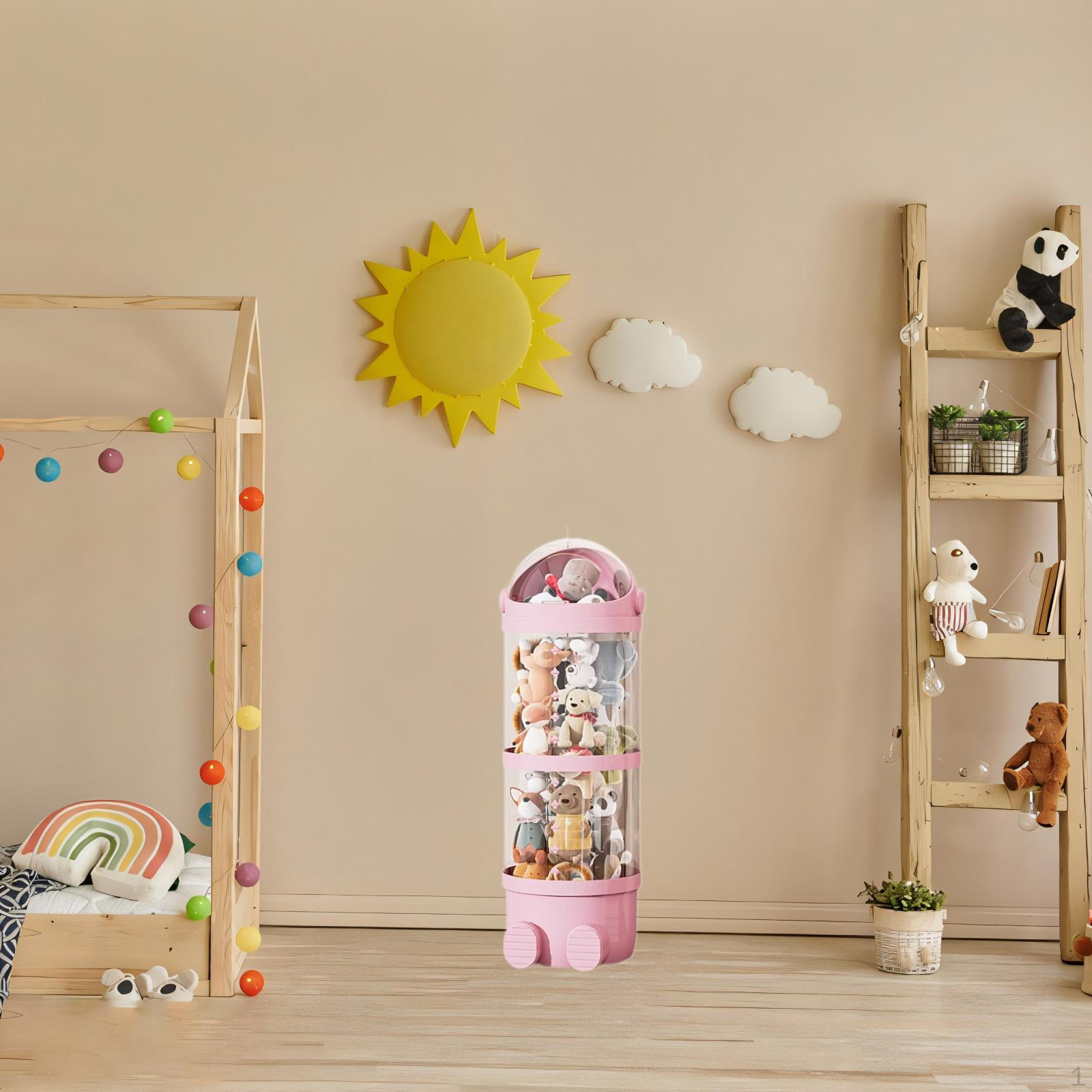 

Ящик для игрушек, детский органайзер для хранения, контейнер, мультяшный переносной контейнер для детской комнаты M