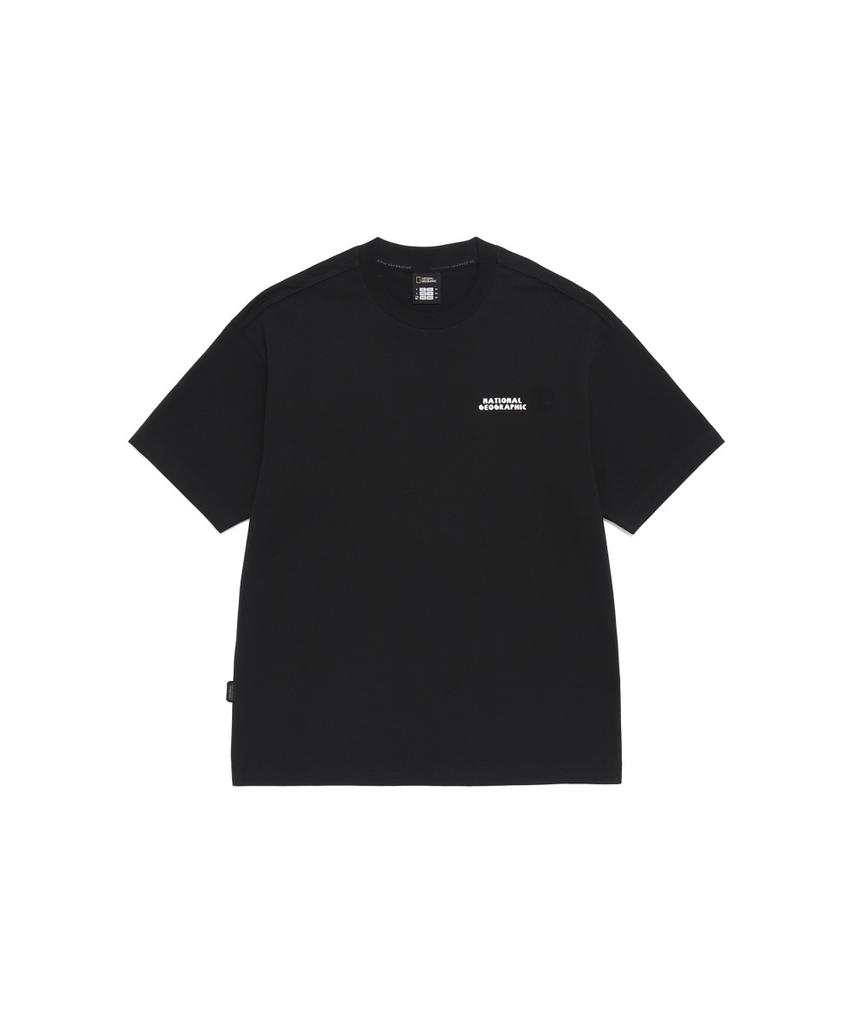 NATIONALGEOGRAPHIC N262Uts923 [Rok] Seoul City Graphic Short Sleeve T-Shirt Black