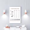 Makeup Wall Art Eyelash Extension Style Guide Posters and Prints Eyelash Technician Business Form Canvas Painting Decor Picture