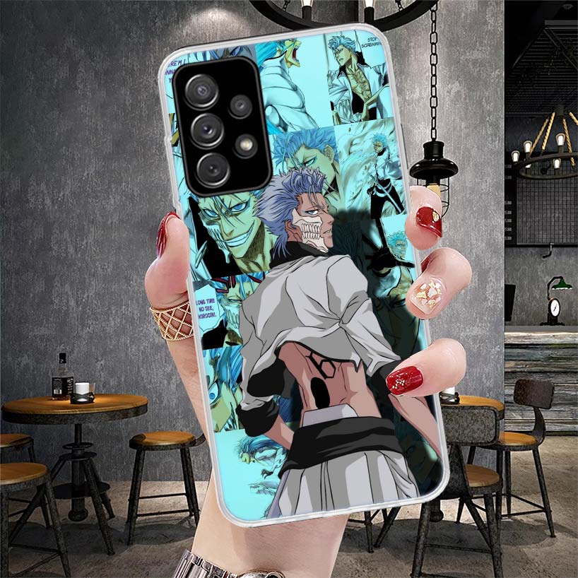 Grimmjow 6 Bleach Soft Phone Case For Samsung Galaxy A13 A14 A15 A16 A17 A53 A54 A55 A56 A57 A33 A34 A35 A36 A37 A23 A24 A25 A26
