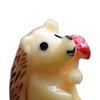 2 pezzi di figurine di riccio mini decorazioni in resina piante grasse ornamenti paesaggistici