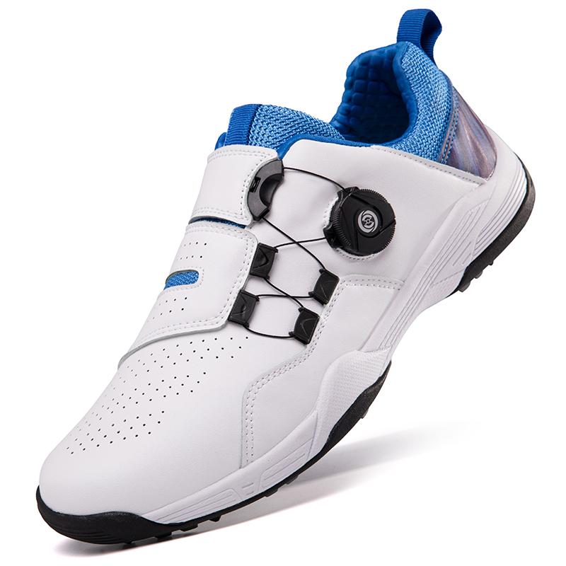 Professional Anti-Skid Waterproof Golf Shoes With Knobs Buckle Unisex Footwear Lightweight Golfing Sneakers
