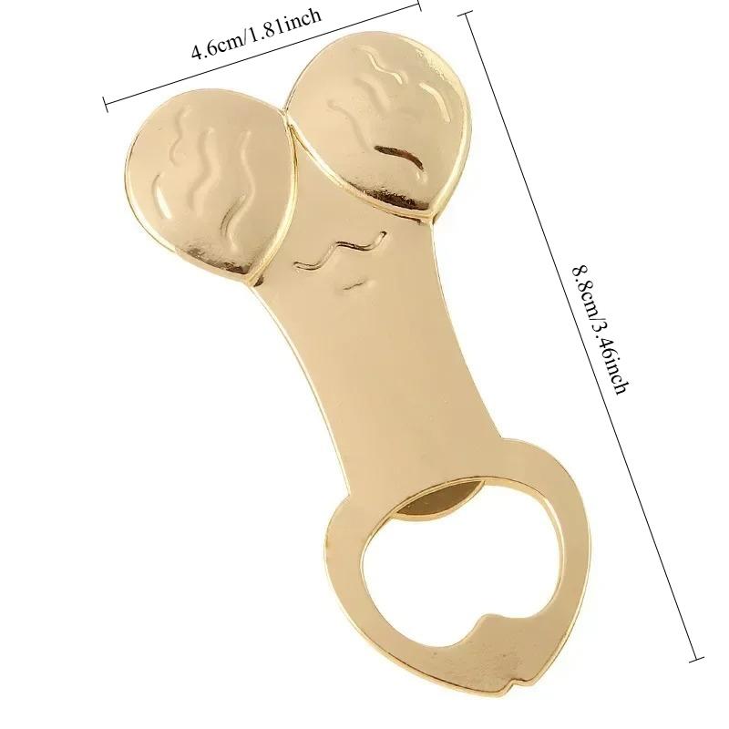 1PC Creative Metal Bachelorette Party Fun Beer Bottle Opener Practical Party Gifts Novelty Bar Supplies Favor
