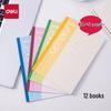 Deli A5 Simple Style Softcover Notebooks (12-Pack)