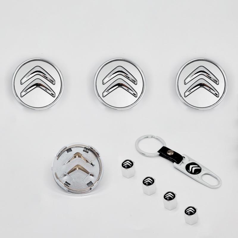 Compatibele Citroën Naafdoppen: C2, C4, LC5, Sega Modellen, 60mm.