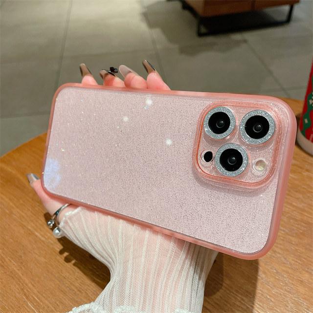 

Блискучий прозорий чохол для телефону для Iphone 14 13 12 Pro Max 14 Plus 14pro Ультратонкий прозорий м’який захисний чохол для камери For iPhone 14Plus