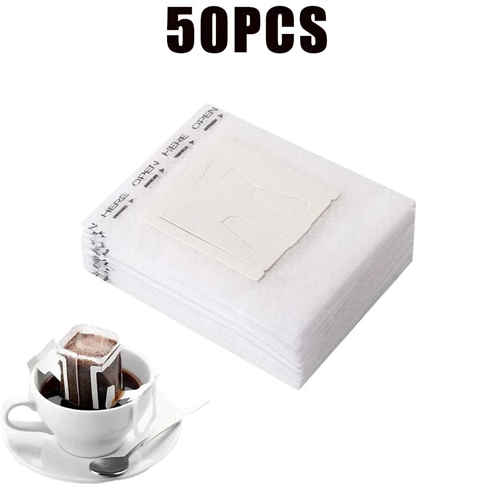 

Portable Disposable Coffee Filter Paper Bags Drip Coffee Bags Hanging Ear Type Concentrated Coffee Accessories Tea Tools 9x7.5cm