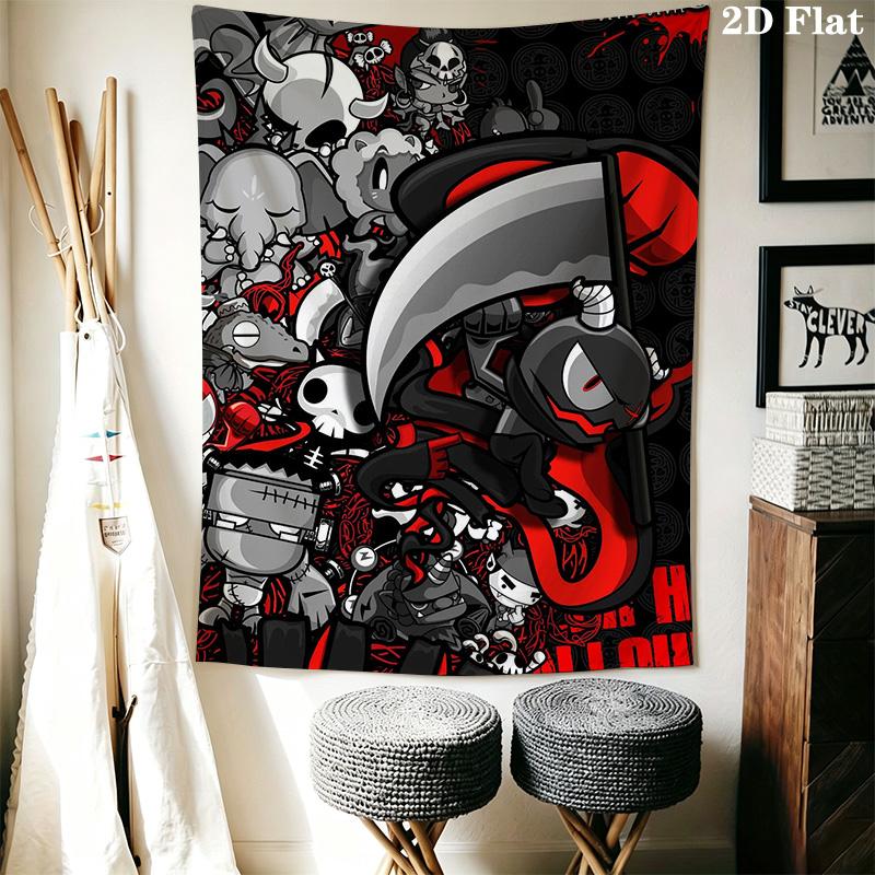 DADA The Death Taker Pattern Home Decor Tapestry, Wall Hanging, Decorative RV Wall Cloth.XGT0914126
