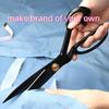 Ergonomic Tailor Scissors 8-12inch Leather Cutting Scissors Fabric Scissors  Craft Projects