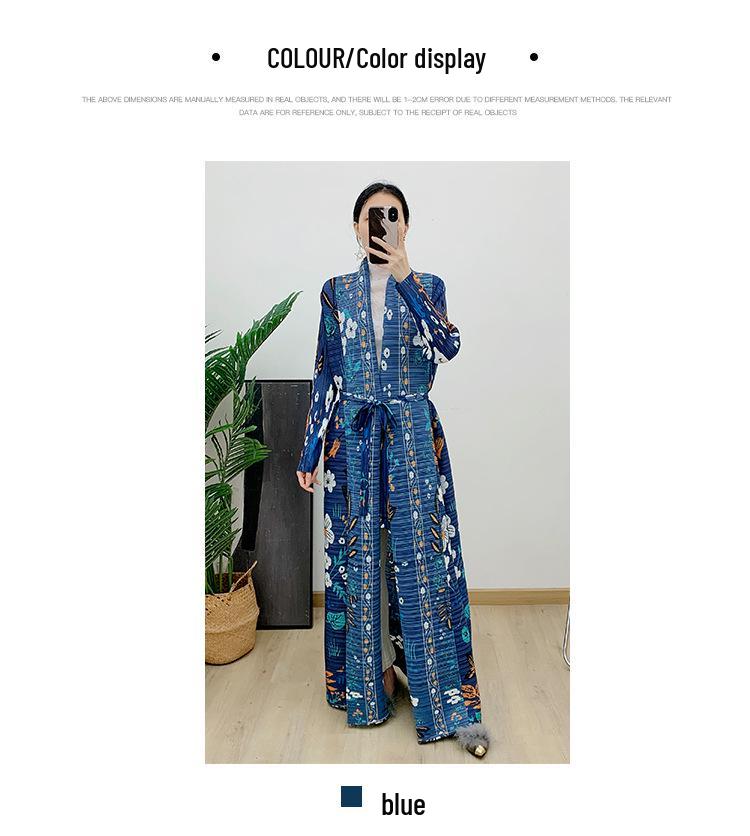 Women's Arab Dubai Hooded Robe with Scarf Collar Print for Middle East and Turkey Festivals
