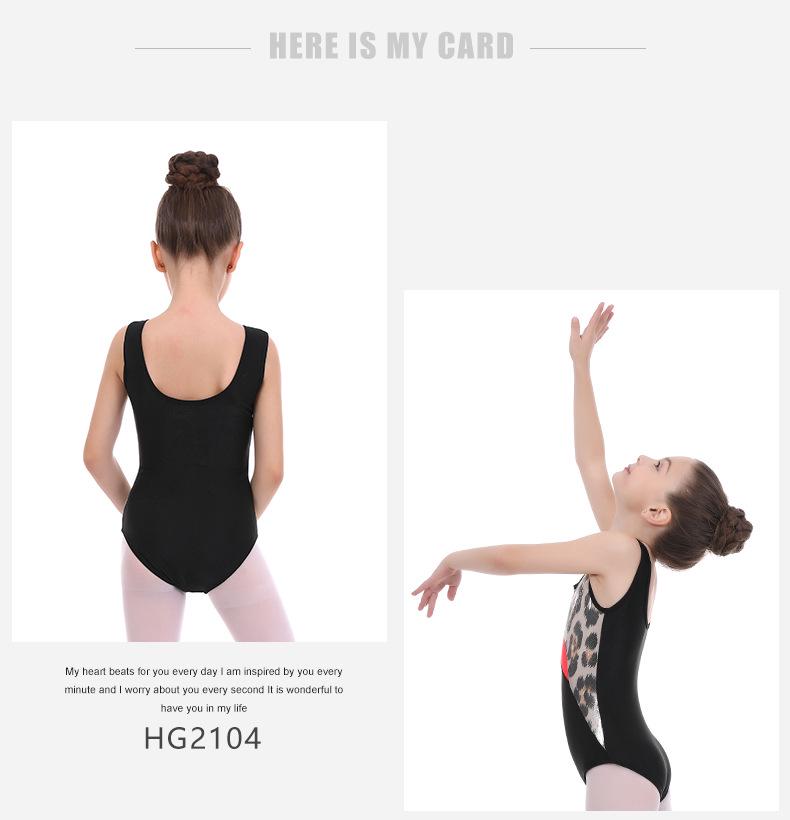 Summer Kids' Gymnastics, Dance, and Ballet Apparel: Girls' Performance and Exercise Outfits
