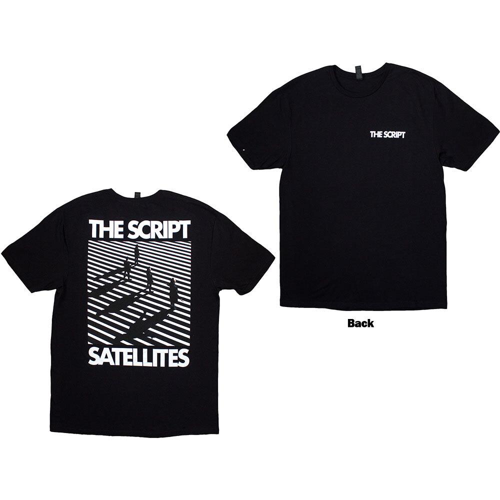 The Script Unisex TShirt Satellites Pocket Logo (Back Print) (Large) S
