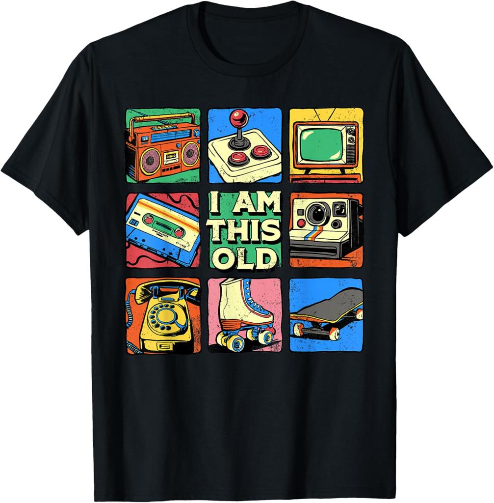 Ho Questa Età Retrò Vintage Nostalgia Anni '80 '90 Cassetta Musicale Maglietta