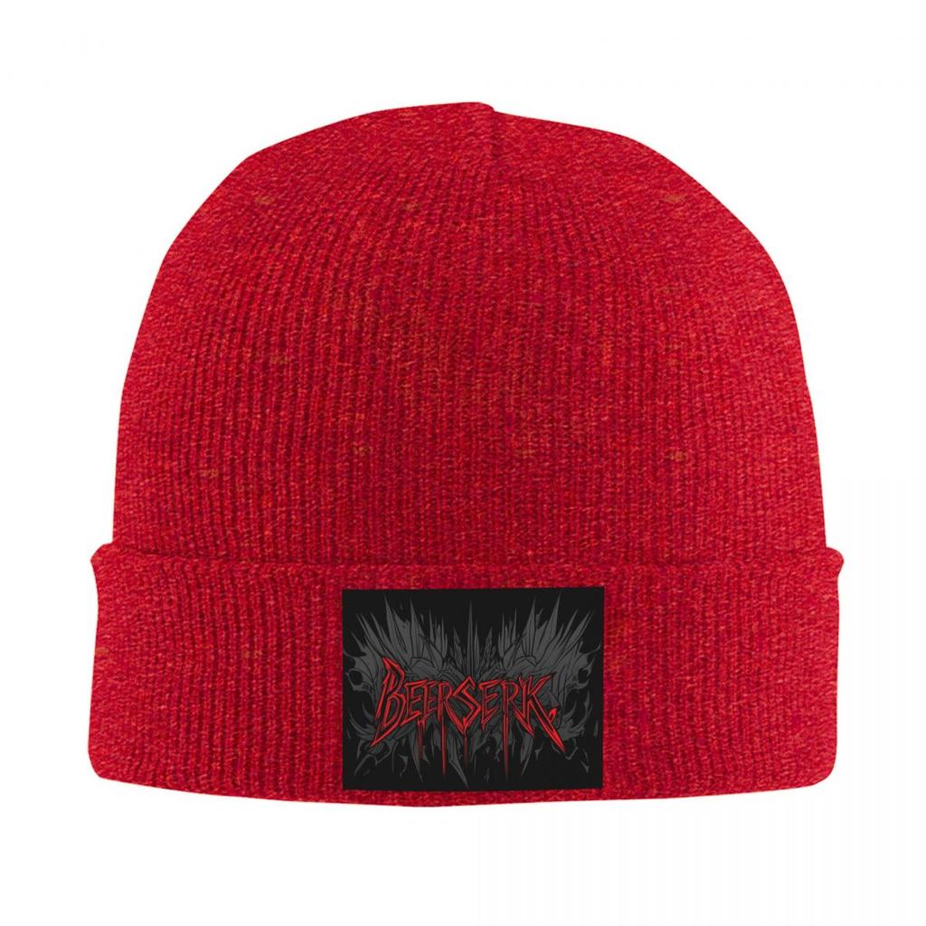 Berserks Letter Logo Warm Knitted Cap Winter Knit Bonnet Hat Skullies Beanies Hip Hop Caps for Unisex