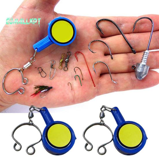 2Pcs Fishing Knot Tying Tools Compact Lightweight Fully Rigged Fishing Hook Holder Multifunctional Fishing Quick Knot Tools