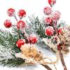 Artificial Berries Branches with Rope Picks for Arrangement Party Wreaths Decorations