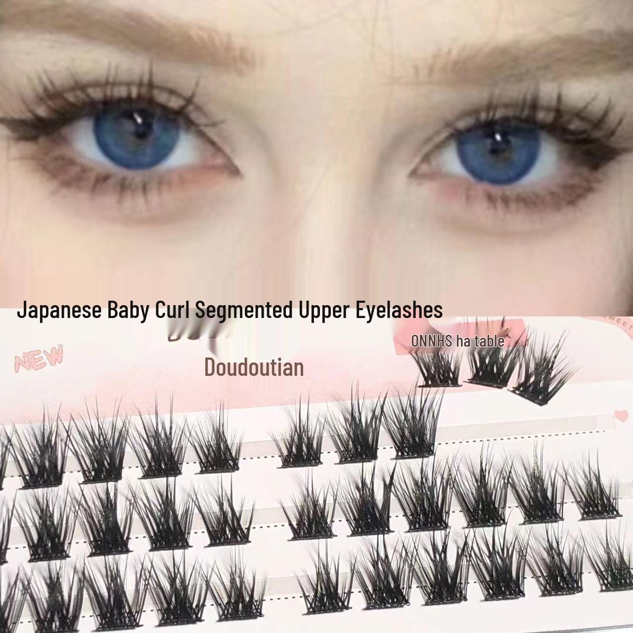 

Doudou Sweet Japanese Barbie Curl Self-Grafting Cluster Flower False Eyelashes