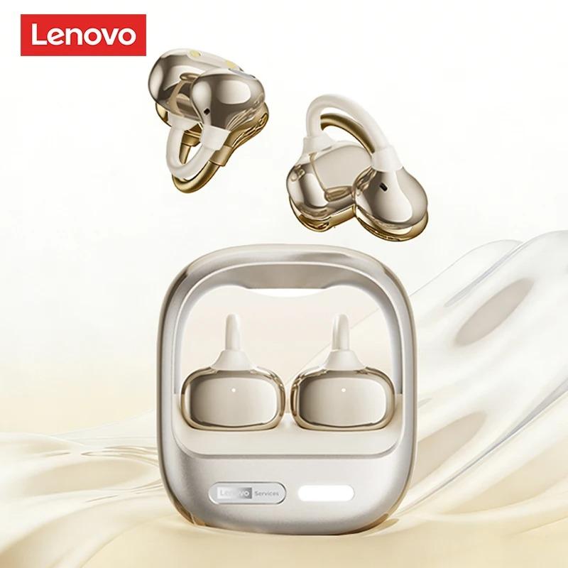 Orijinal Lenovo RS115 Spor Kulaklıkları OWS Kablosuz Bluetooth 6.0 Kulak Klipsli Kulaklıklar Oyun Kulaklığı 25 Saat Süre HD Çağrı Müzik Kulaklığı