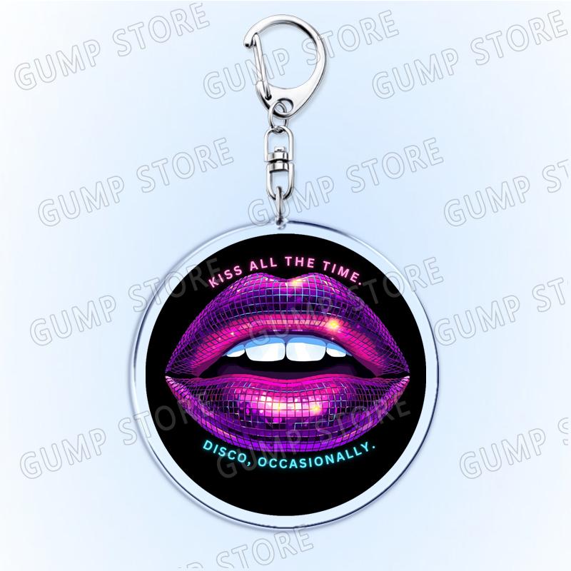 Singer Blenden Schlüsselanhänger für Zubehör Küssen Immer. Disco, Gelegentlich Album Schlüsselanhänger Schmuck Fans Freunde Geschenke