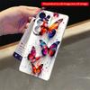 2DFlat Samsung Phone Case Vibrant Butterfly Splash Art Phone Case Applicable To Galaxy S22 S23 S24 S25ULTRA S26 A12 A13 A14 A15 A16