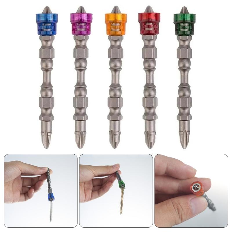 5pcs/10pcs Double Head Magnetic Bit Screwdriver Drill Bit Electric Drill Tool Attachment Screwdriver Bits