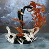 One Piece New 28.5CM Flame Wind Leg Stand, Kick Leg Black Foot Yamaharu Battle Model Ornament Handpiece Holiday Gift For Boys