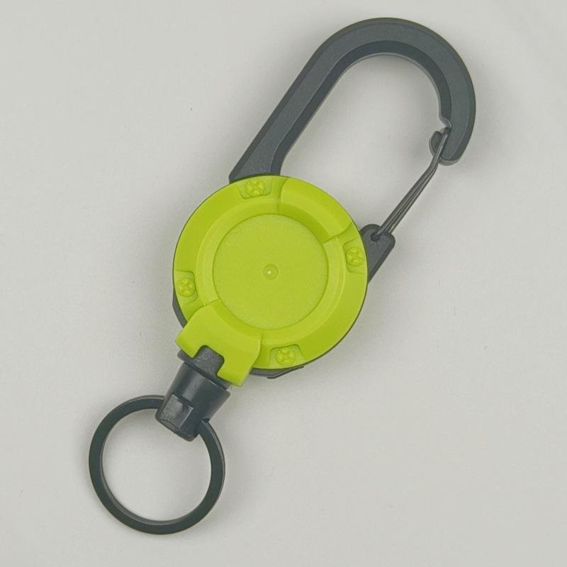 Telescopic Wire Rope Lure: Outdoor Anti-Loss Fishing & Backpack Key Buckle