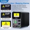 Regolatori di Tensione Variabili 0-30V 0-10A 300W, KUAIQU, Display TFT a 5 Cifre 0.01mA Visualizzazione Curva Tensione Corrente OCP OVP Per Rilevamento Consumo Energetico