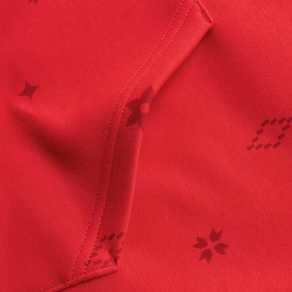 Li Ning Daily Prosperity Series CNY Zodiac Year Casual Simple Comfortable Dopamine Solid Color Hoodie Women hoodies Cinnabar-Red AWDV184-6